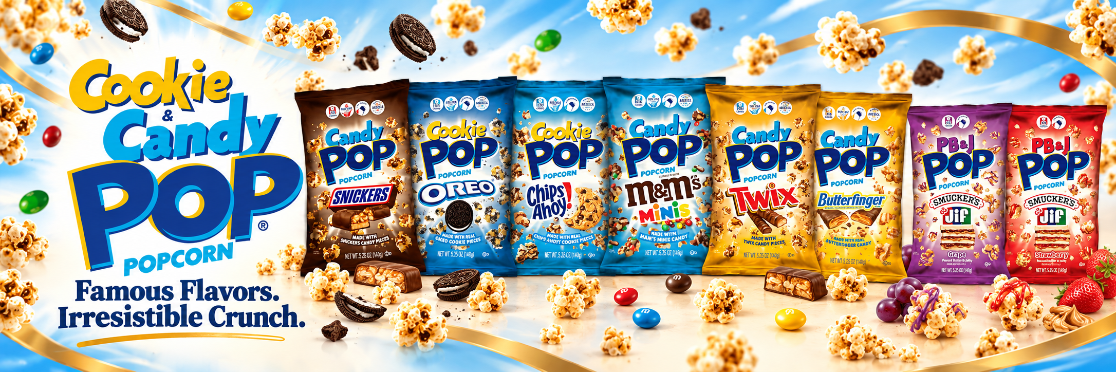 Cookie & Candy Popcorn